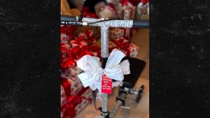 Kim Kardashian Gets Blinged-Out Scooter From Sister Khloe For Christmas