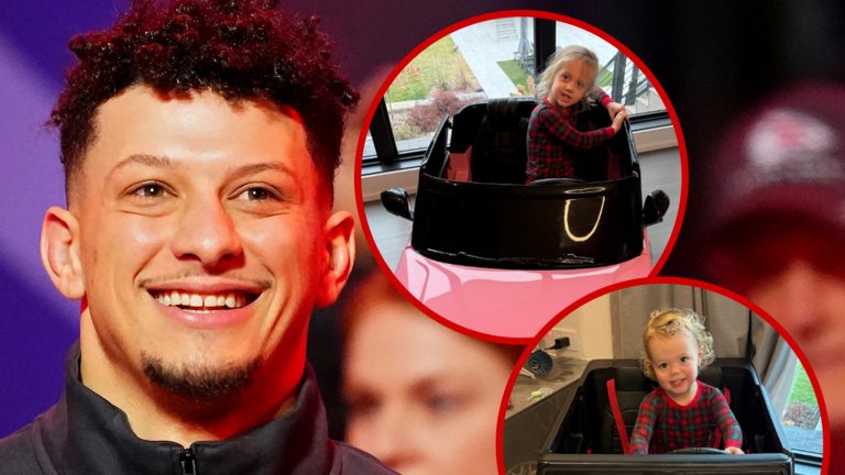 Patrick Mahomes’ Kids Get Mini Cars For Christmas