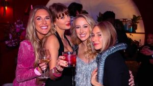 Taylor Swift Hangs Out With Brittany Mahomes, More Pals at 'Eras' Tour-Themed Party