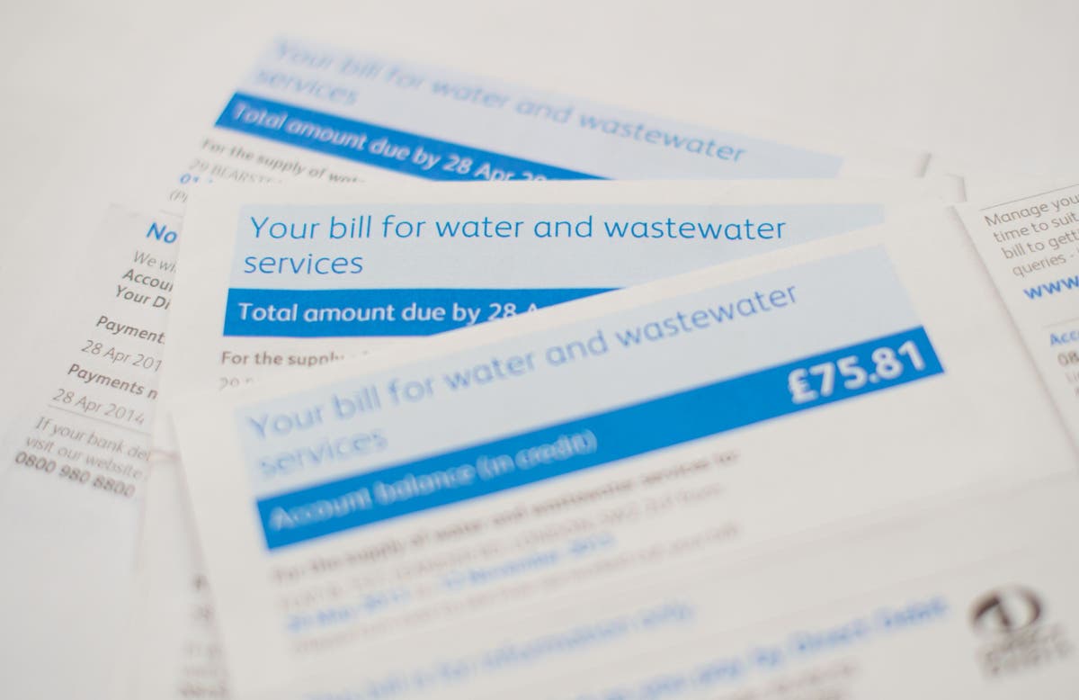 Water bills set to surge by 36%, regulator Ofwat says