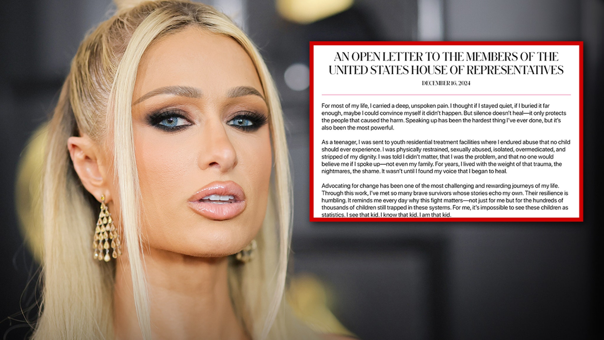 Paris Hilton Heads to Capitol Hill to Get 'Stop Child Abuse' Bill Passed