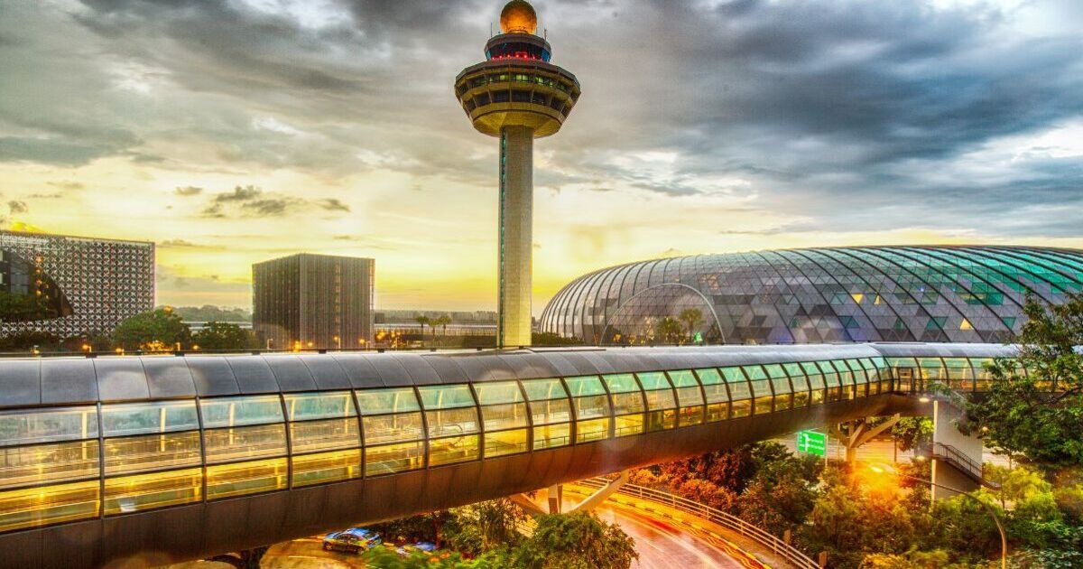 The incredible airport that is home to the world's tallest waterfall g | World | News