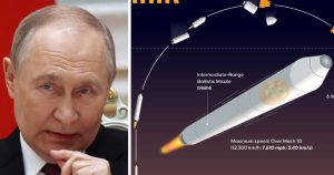 Terrifying map shows how Russia's new hypersonic missile could level UK in 8 minutes | World | News