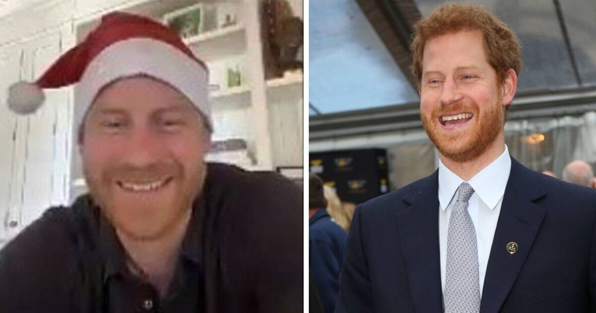 Prince Harry's emotional Christmas speech as he melts hearts at surprise children's party | Royal | News