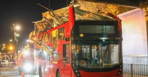 London bus cut in half after smashing into a bridge in South Norwood | UK | News