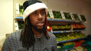 Alex Iwobi: Fulham and Nigeria star plays Santa with his Christmas shop