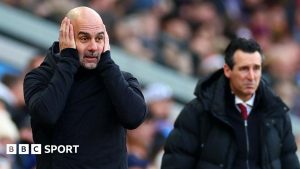 Man City lose to Aston Villa: Pep Guardiola says struggling champions 'have to find a way' to win again