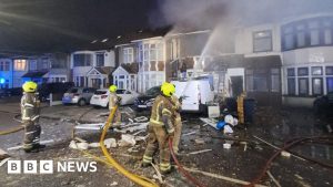 Two taken to hospital after house explosion