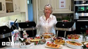 ‘I cook my Christmas dinner in five air fryers’