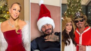 Celebrities Get Into The Festive Spirit For Christmas 2024