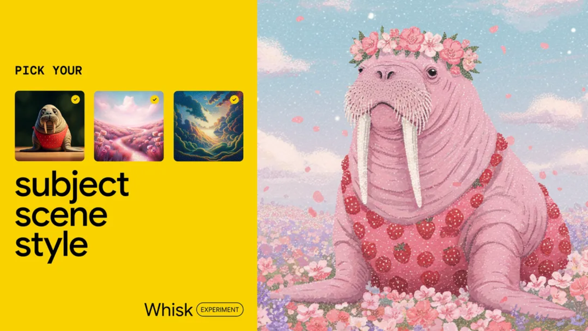 Google Whisk is a new way to create AI visuals using image prompts – here's how to try it