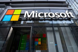 Microsoft shareholders voted against adding bitcoin to its company's treasury. (Photo by Craig T Fruchtman/Getty Images)