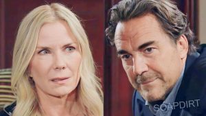 Bold and the Beautiful Spoilers: Brooke Aghast at Taylor Wearing Nothing But Ridge's Shirt (PHOTO)