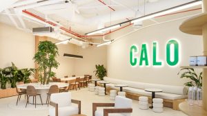 An image of food delivery startup Calo's office