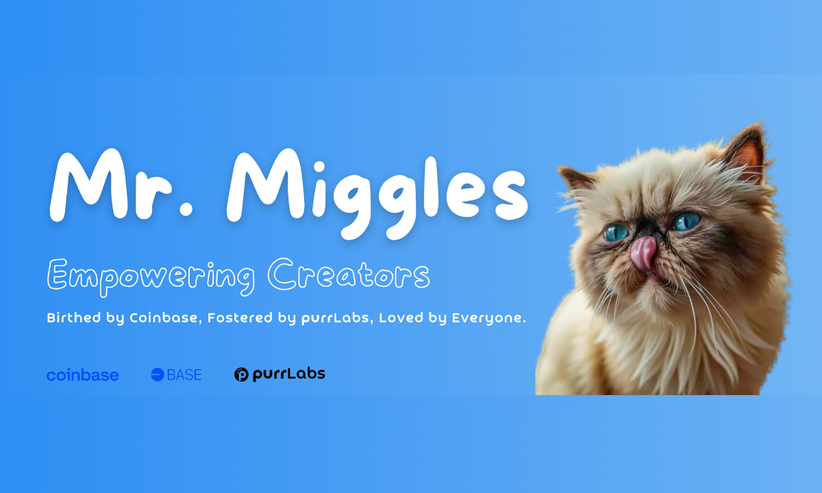 Coinbase’s Miggles to be the furry face behind purrLabs’ debut Creator Fund