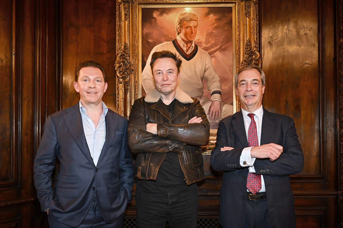 Nigel Farage meets Elon Musk at Trump’s Mar-a-Lago mansion amid rumours of $100m donation to Reform