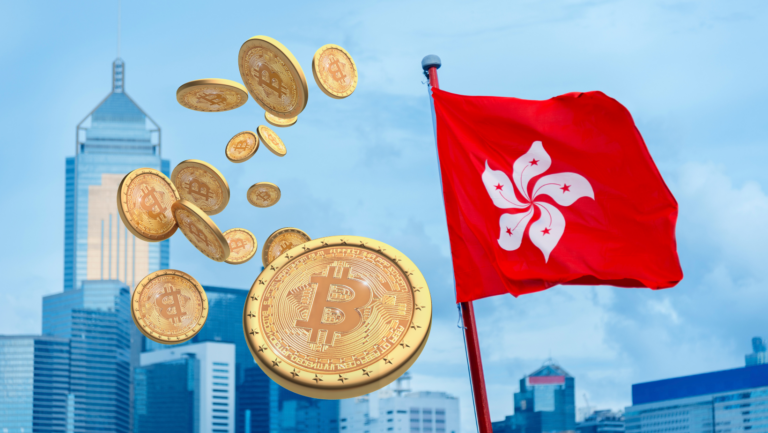 A graphic showcasing the logos of HKbitEX, Accumulus, DFX Labs, and EX.IO, symbolizing licensed crypto platforms in Hong Kong.