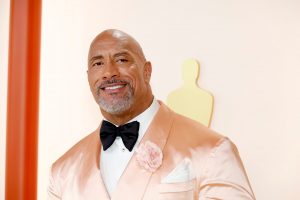 Dwayne Johnson attends the 95th Annual Academy Awards on March 12, 2023 in Hollywood, California.