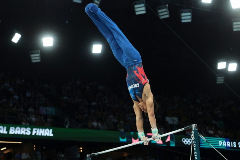 Watch this robotic ‘Superman Suit’ rotate around a gymnastics bar