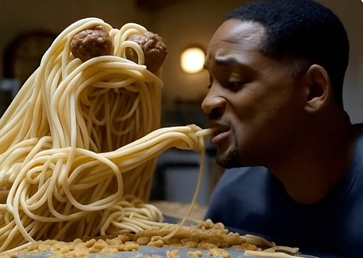 Will Smith spaghetti AI video