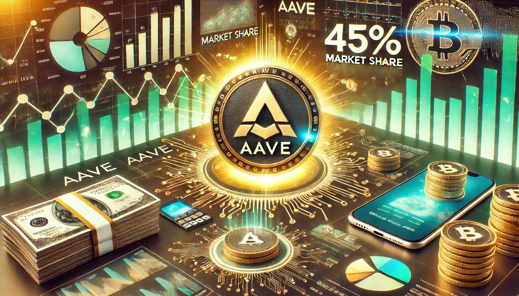 AAVE Dominates DeFi Lending – Metrics Reveal 45% Market Share