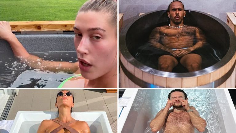 Hailey Bieber, More Hot Celebrities Cool Off With Cold Plunges