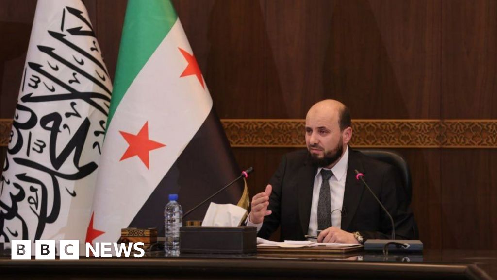 Syria's new transitional PM calls for stability and calm