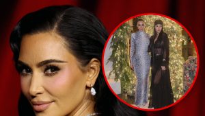 Kim Kardashian Ditches Walking Boot for Xmas Party, Weeks After Breaking Foot