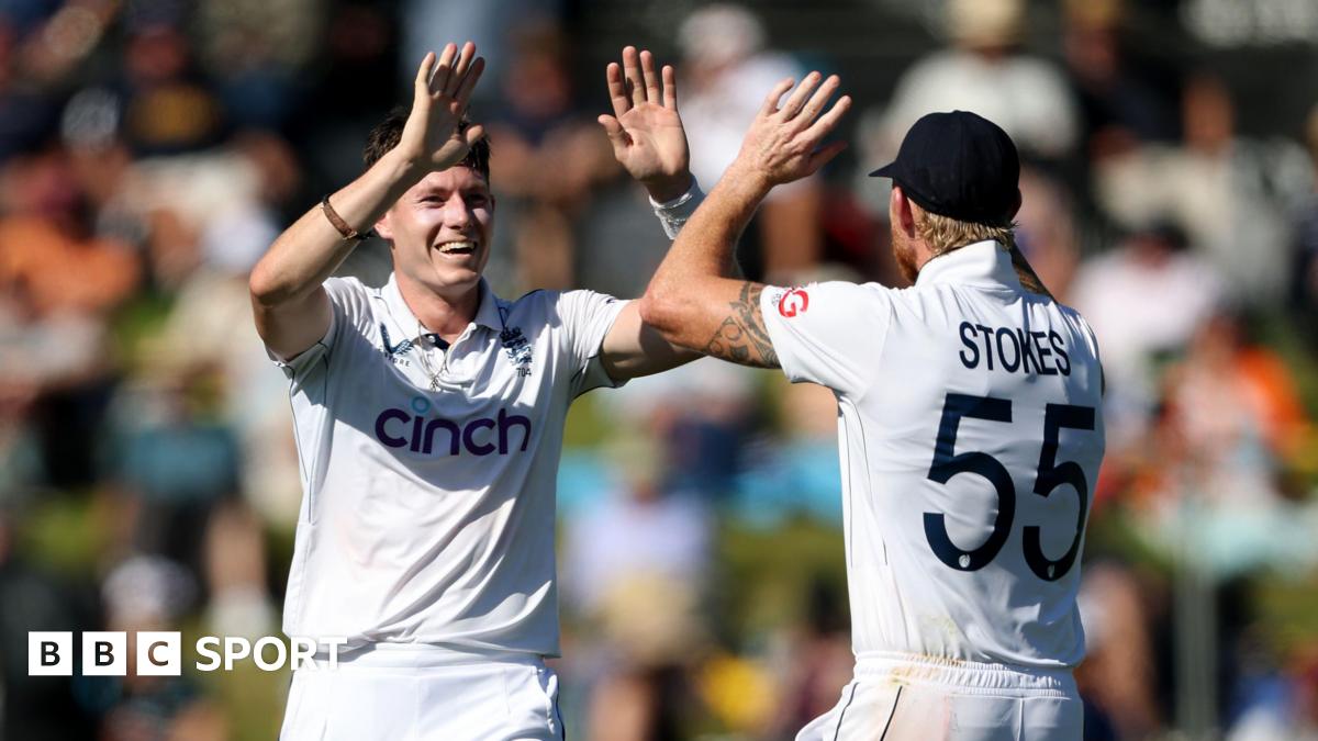 New Zealand vs England: Matthew Potts and Gus Atkinson lead tourists in Hamilton