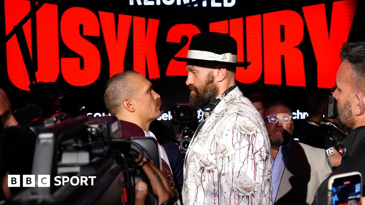 Fury vs Usyk 2: Heavyweight rivalry for the ages continues in Saudi Arabia on Saturday