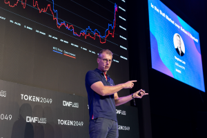 BitMEX CEO Stephan Lutz presents at Token2049 (BitMEX)