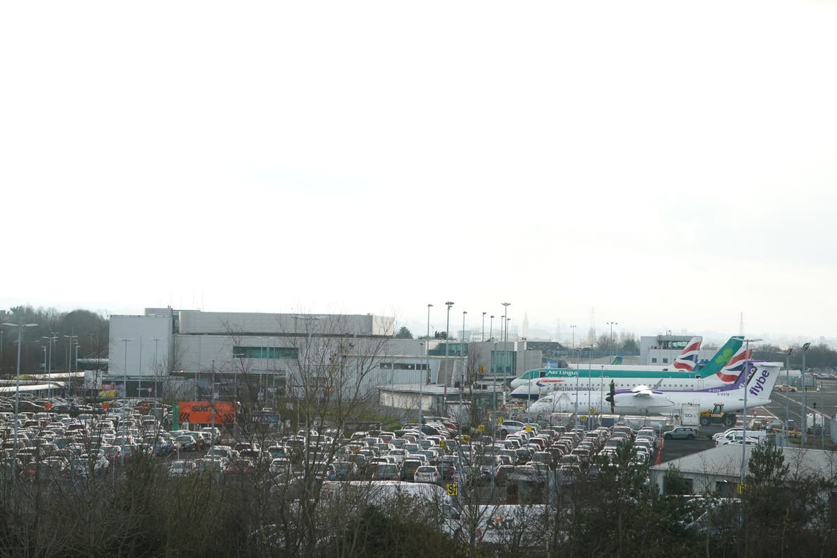 Plane crash lands in high winds at UK airport as poor weather disrupts Christmas travel