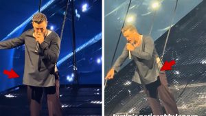 Justin Timberlake Covers Up in Longer Shirt Onstage After Bulge Went Viral