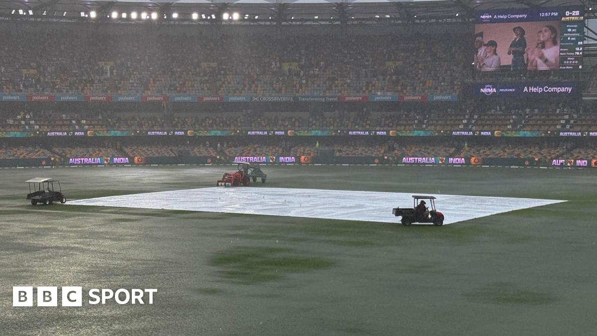 Australia vs India: Rain ruins day one of third Test in Brisbane