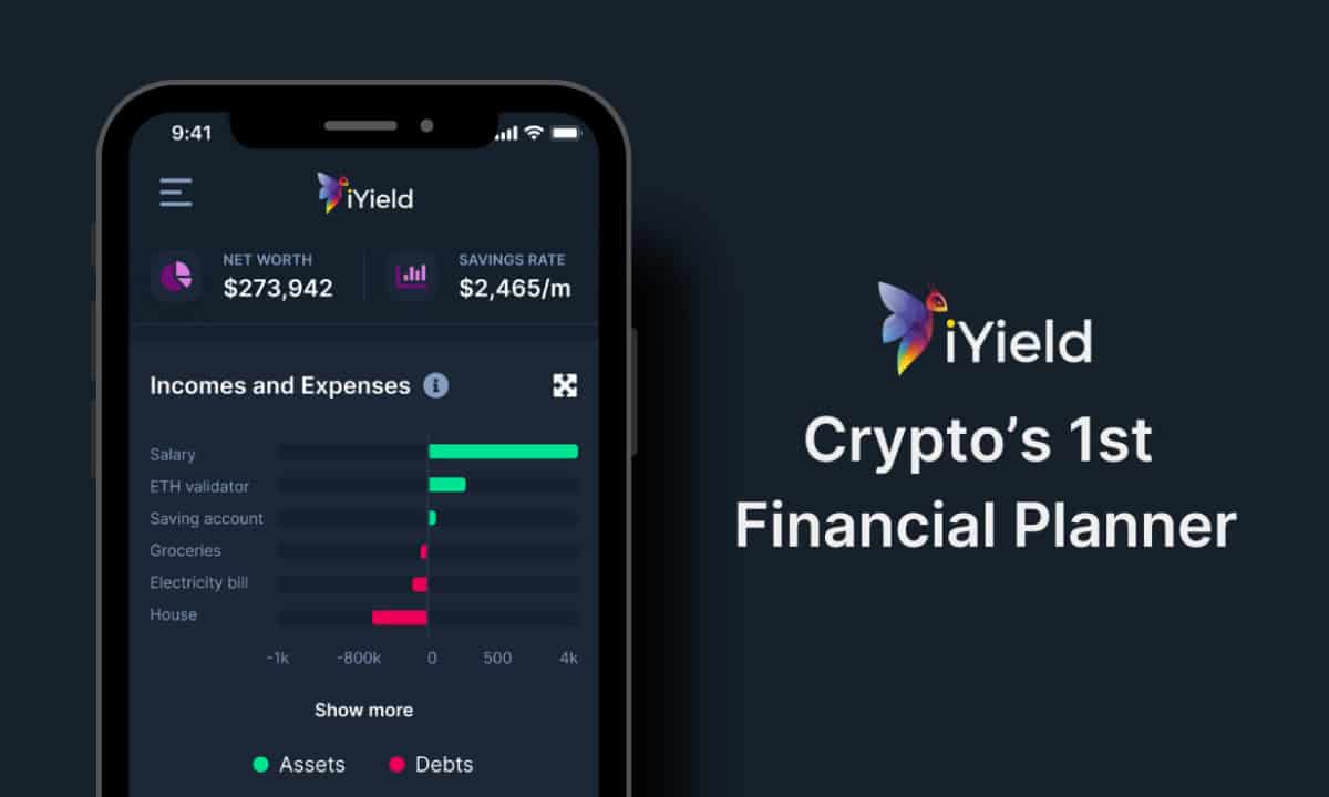 iYield Launches Crypto's 1st Financial Planning Tool