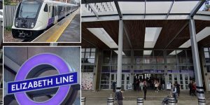 London Elizabeth Line passenger forced to run 17 metres alongside train after hand trapped in closed doors