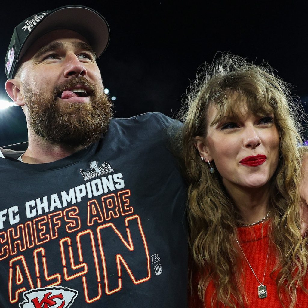 Taylor Swift and Travis Kelce Surprise Chiefs Family With Presents