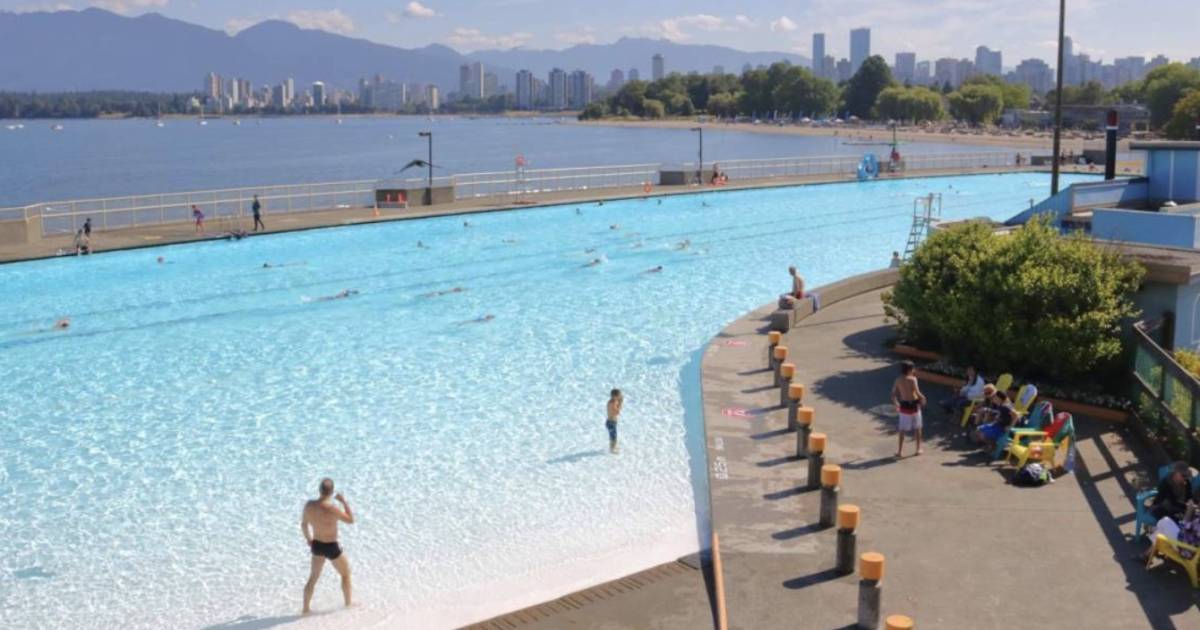 Evidently just kidding about the closure, Kits Pool will now be open this summer