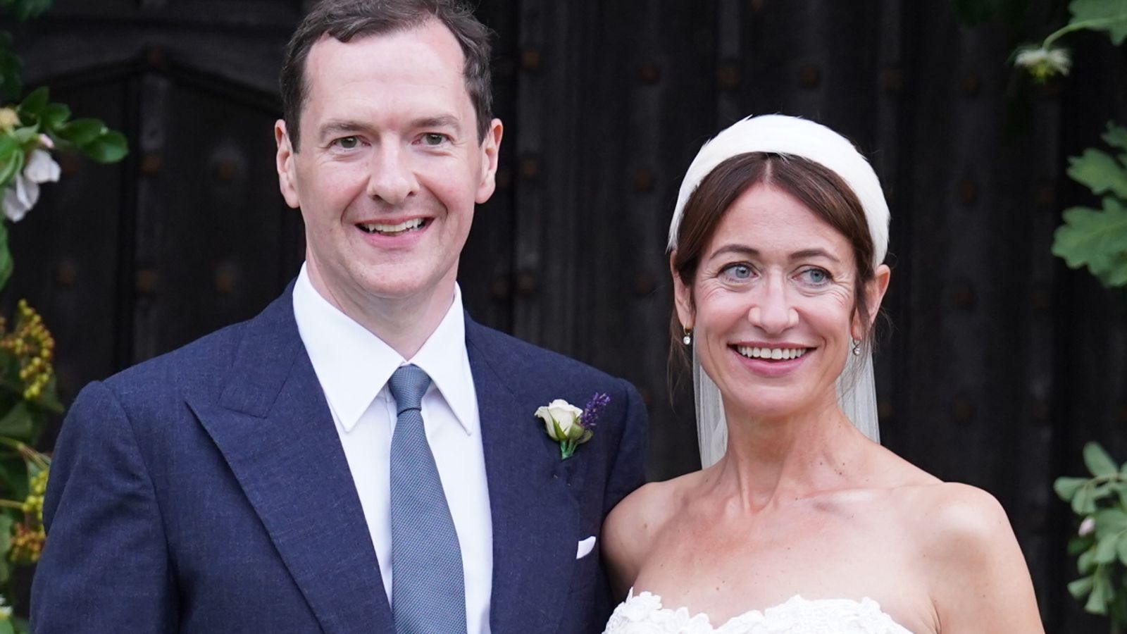 George Osborne with his wife and former adviser, Thea Rogers