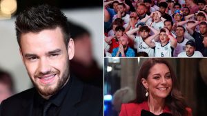 Liam Payne, Euros 2024 final and the Princess of Wales. Pics: Reuters/Aaron Chown/PA