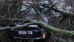 Fresh weather warning in place after Storm Darragh wreaks havoc | UK News