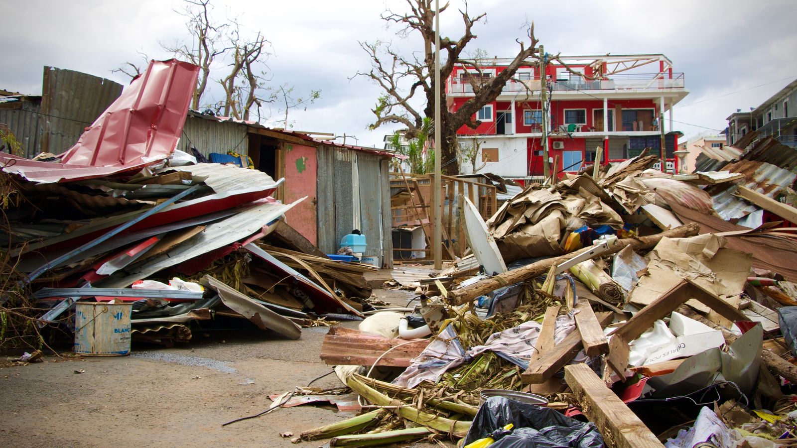 Cyclone survivors live 'wretched existence' on cut-off island of Mayotte | World News