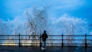 UK weather: Fresh amber warning for rain into New Year’s Day as wind and downpours cancel celebrations | UK News