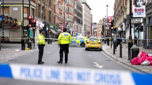 Man charged with attempted murder after group hit by car in London’s West End on Christmas Day | UK News