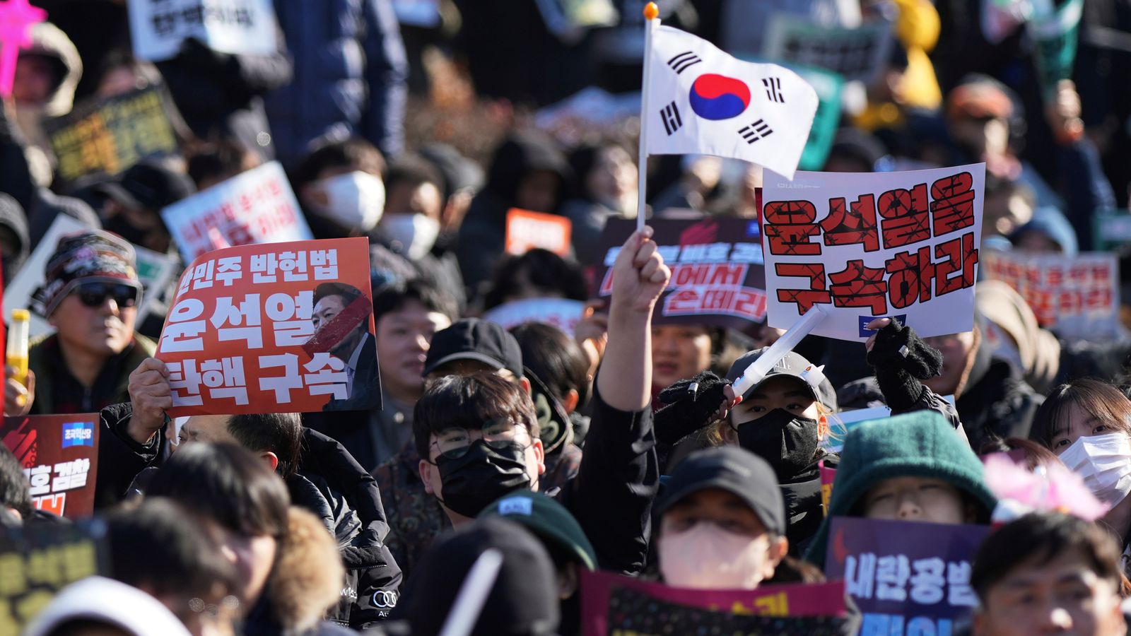 A country in chaos - South Korea wrestles for democracy | World News