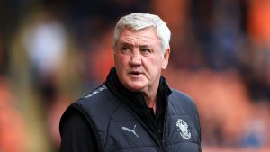 Blackpool's Manager Steve Bruce looks on prior to the Sky Bet League One match at Bloomfield Road, Blackpool. Picture date: Saturday September 28, 2024. PA Photo. See PA story SOCCER Blackpool. Photo credit should read: Jessica Hornby/PA Wire...RESTRICTIONS: EDITORIAL USE ONLY No use with unauthorised audio, video, data, fixture lists, club/league logos or "live" services.