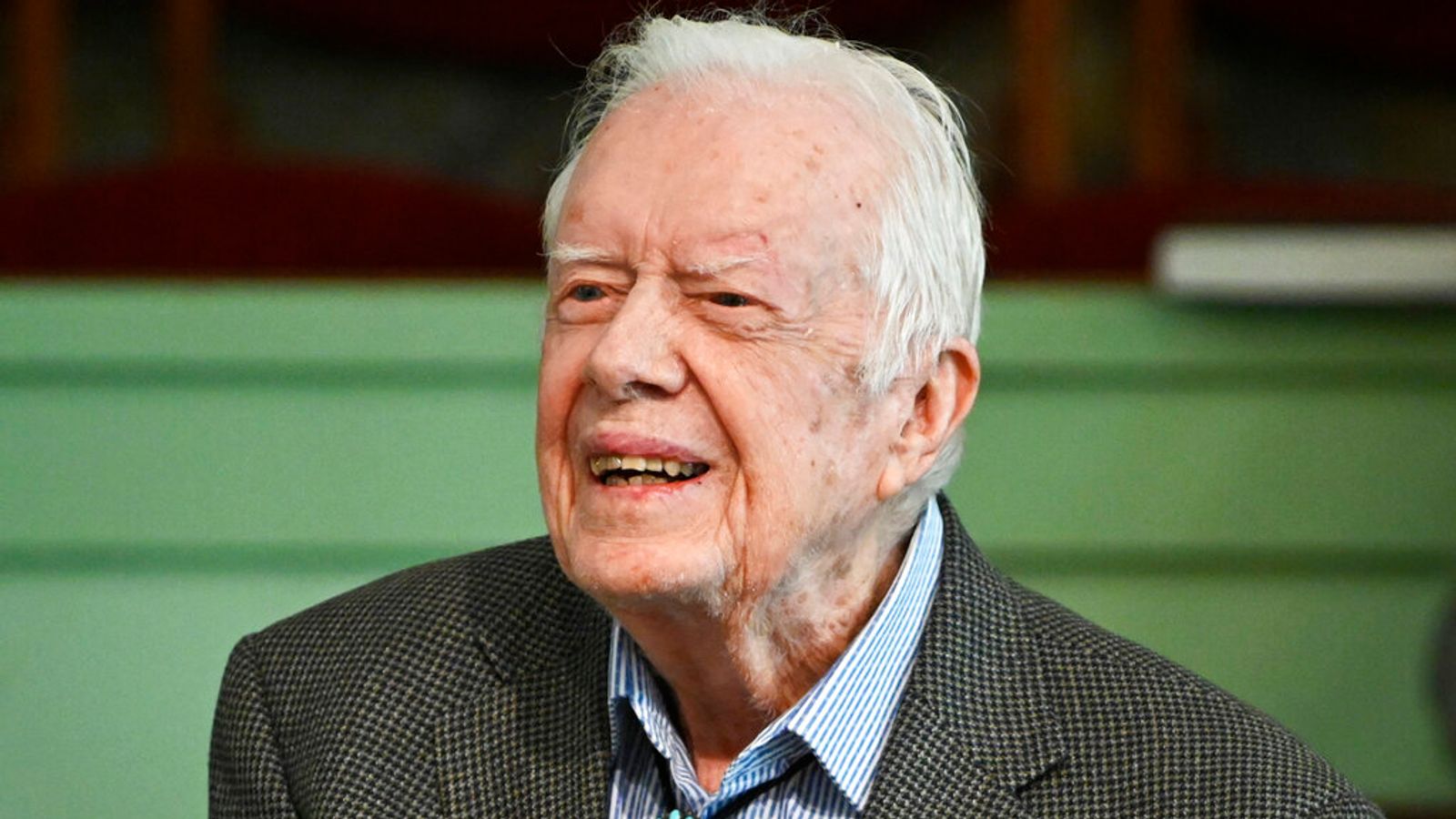 Jimmy Carter pictured in 2019. Pic: AP