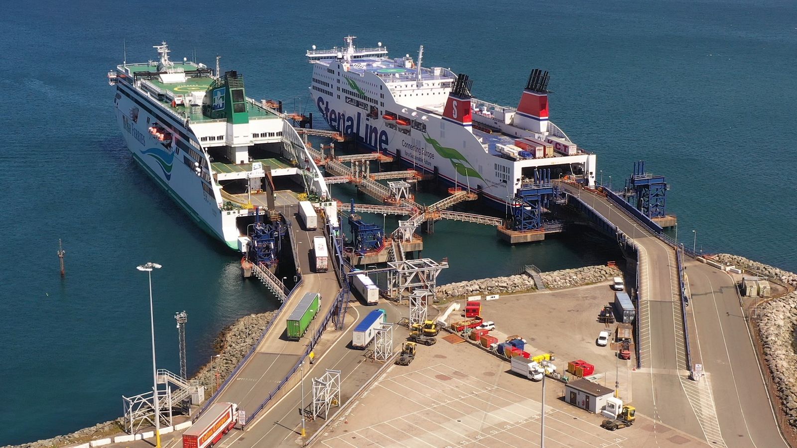 Ynys Mon is home to the port of Holyhead