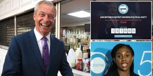 Nigel Farage soars past Tories in monumental milestone as Clacton MP hails late Christmas gift