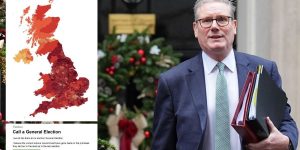 Starmer handed horrifying early Christmas present as petition demanding ‘immediate’ General Election FINALLY exceeds 3 million signatures